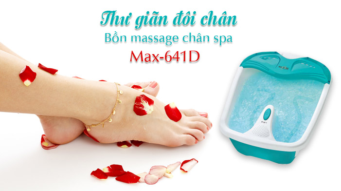bồn ngâm chân massage Maxcare 641D