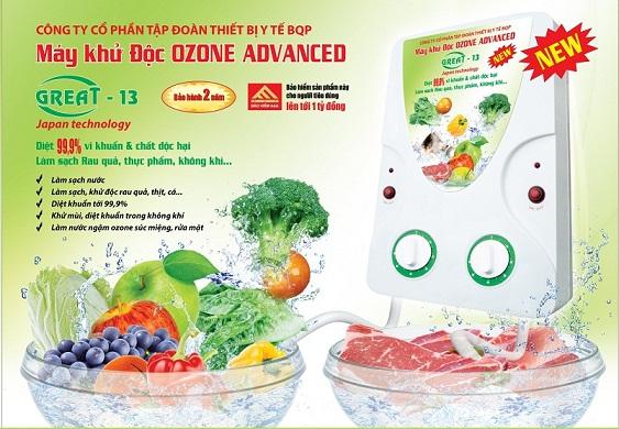 Máy khử độc thực phẩm Ozone Advanced Great-13 